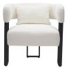 SCARLET-ACCENT CHAIR-IVORY