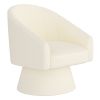 TILSY-ACCENT CHAIR-IVORY