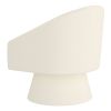 TILSY-ACCENT CHAIR-IVORY