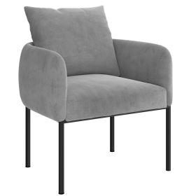 PETRIE-ACCENT CHAIR-GREY