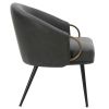 ZITA-ACCENT CHAIR-CHARCOAL