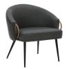 ZITA-ACCENT CHAIR-CHARCOAL