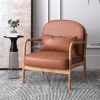 FANI-ACCENT CHAIR PU-SADDLE