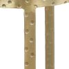 ARES-2PC ACCENT TABLE-ANTIQUE GOLD_BLACK