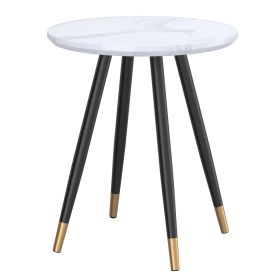 EMERY-ACCENT TABLE-WHITE