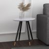 EMERY-ACCENT TABLE-WHITE