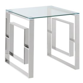 EROS-ACCENT TABLE-SILVER