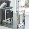 EROS-ACCENT TABLE-SILVER