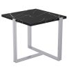 VENO-ACCENT TABLE-BLACK/SILVER