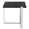 VENO-ACCENT TABLE-BLACK/SILVER