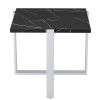 VENO-ACCENT TABLE-BLACK/SILVER