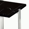 VENO-ACCENT TABLE-BLACK/SILVER