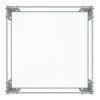 ESTREL-ACCENT TABLE LARGE-SILVER