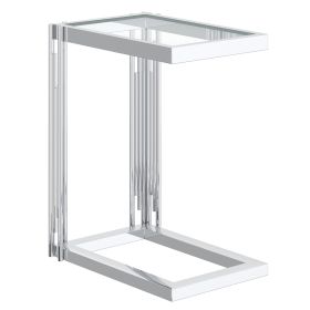 ESTREL-ACCENT TABLE SMALL-SILVER