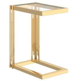 ESTREL-ACCENT TABLE SMALL-GOLD