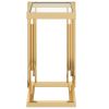 ESTREL-ACCENT TABLE SMALL-GOLD