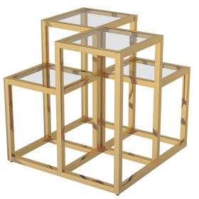 CASINI-ACCENT TABLE-GOLD