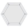 FLEUR-ACCENT TABLE-SILVER