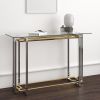 FLORINA-CONSOLE TABLE-SILVER/GOLD