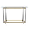 FLORINA-CONSOLE TABLE-SILVER/GOLD