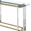 FLORINA-CONSOLE TABLE-SILVER/GOLD