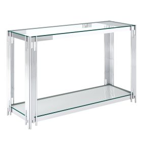 ESTREL-CONSOLE TABLE-SILVER