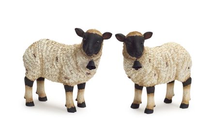 Sheep (Set of 2) 9.25"H Polyresin