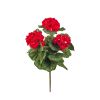 Geranium Bush (Set of 2) 20.25"H Polyester