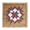 Quilt Square Plaque (Set of 2) 16.5"SQ Wood