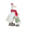 Goose w/Hat (Set of 2) 9"H Resin