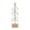 LED Christmas Tree (Set of 3) 17.75"H, 18.75"H, 18.75"H MDF 2 AAA Batteries Not Included