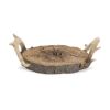 Antler Tray (Set of 2) 11.5"L x 8"W x 3.75"H Resin