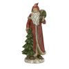 Santa (Set of 2) 12.5"H Resin