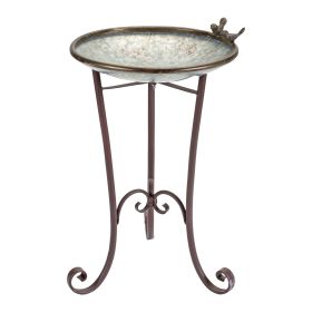 Bird Feeder or Planter 14.25"D x 23.5"H Metal