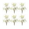 Mini Fern Bush (Set of 6) 19"H Plastic