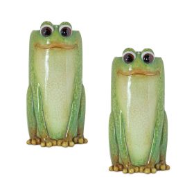 Frog Planter (Set of 2) 5"D x 9.75"H Terra Cotta