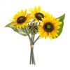 Sunflower Bouquet (Set of 6) 11.5"H Polyester