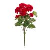 Geranium Bush (Set of 6) 20"H Polyester