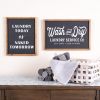 Laundry Sign 12"L x 15"H MDF/Wood