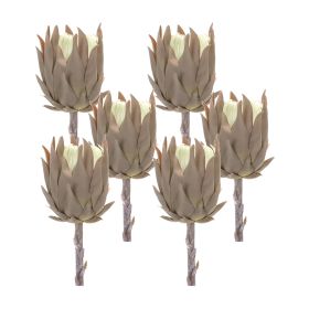 Protea Stem (Set of 6) 20"H Plastic