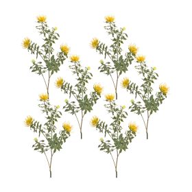 Protea Stem (Set of 6) 34.25"H Plastic/Flocking