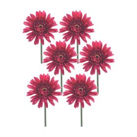 Gerbera Daisy Stem (Set of 6) 22"H Polyester