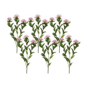 Thistle Spray (Set of 6) 24.5"H Polyester