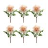 Dahlia Stem (Set of 6) 16"H Polyester