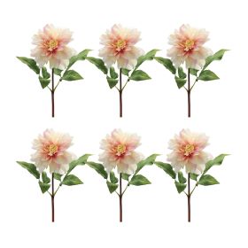 Dahlia Stem (Set of 6) 16"H Polyester