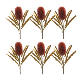 Banksia Stem (Set of 6) 24"H Plastic