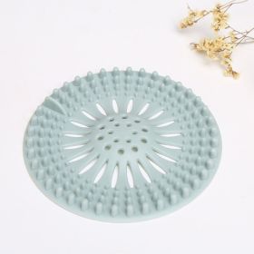 1pc Bathroom Hair Catcher; Debris Filter; Hair Filter; Easy To Install And Clean; For Bathroom Bathtub And Kitchen; Bathroom Accessories - Blue