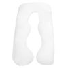 Pregnancy U Shaped Maternity Pillow Full Body Maternity Belly Comfort Pillow - White