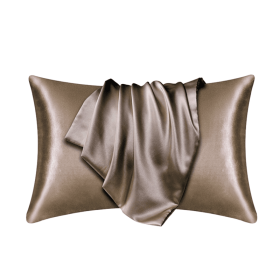 Silk Pillowcase for Hair and Skin, Mulberry Silk Pillow Cases 2Pack - Champagne - 50x66cm