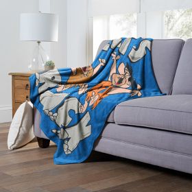 WB / FLINSTONES, LETS ROCK , Silk Touch Throw Blanket, 50"x60" - 1FLS/23600/0004/OOF